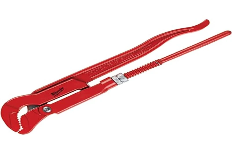 Milwaukee 932464576 Steel Jaw Pipe Wrench 340mm Capacity 52mm, Red