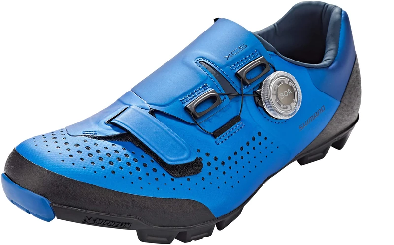 SHIMANO XC5 (XC501) SPD Shoes, Blue, Size 39, ESHXC501MCB01S39000 - Image 1