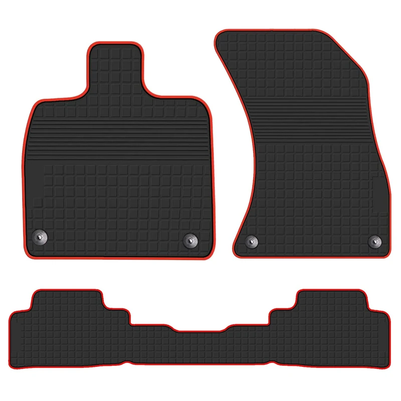 HD-Mart Car Floor Mat for Audi Q5 2018-2019 Custom Fit Rubber Black Auto Floor Mats All Weather Heavy Duty & Odorless