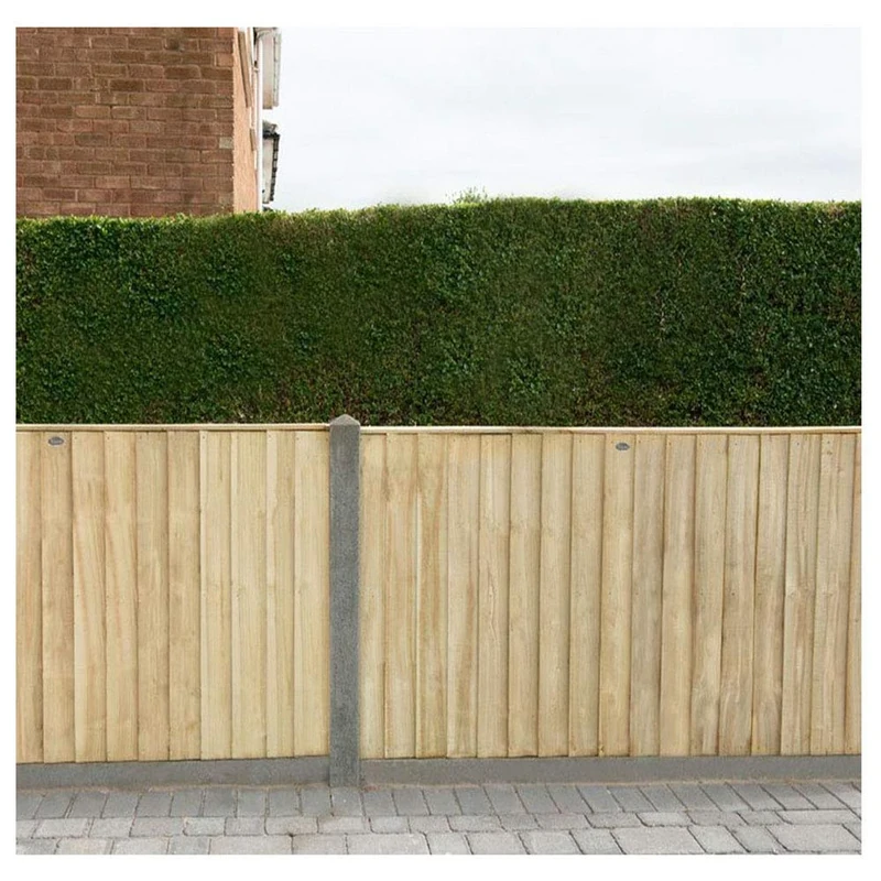 Forest Garden 6ft x 3ft (1.83m x 0.93m) Pressure Treated Closeboard Board Fence Panel - Pack of 5
