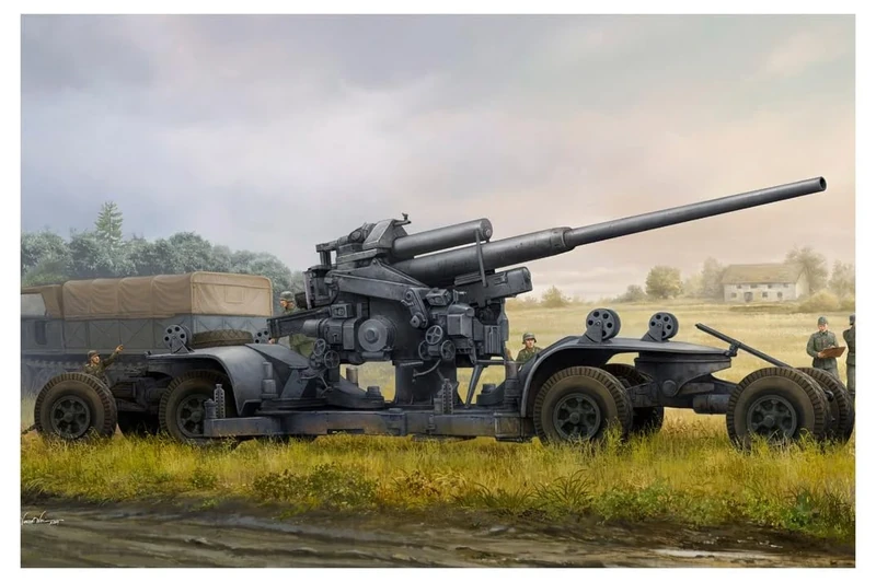 Hobbyboss 1: 35 - German 12.8cm Flak 40