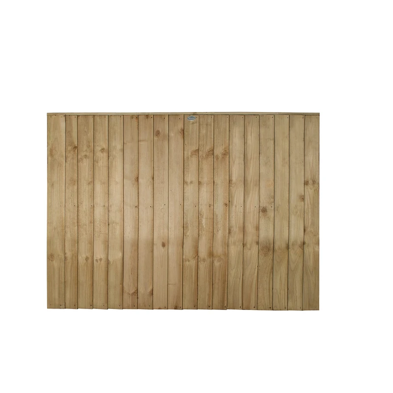 Forest Garden 6ft x 4ft (1.83m x 1.23m) Pressure Treated Closeboard Board Fence Panel - Pack of 20