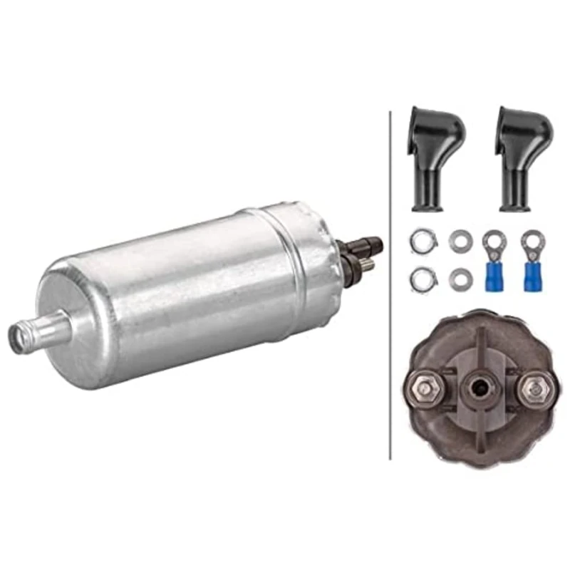 HELLA 8TF 358 106-511 Fuel Pump - Electric - 2-pin connector - with squeeze connector