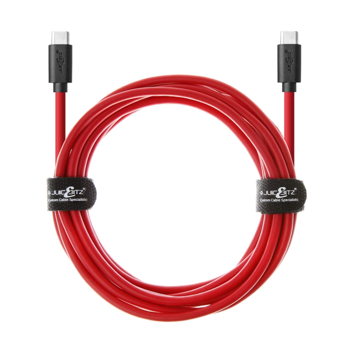 JuicEBitz Phone Charger Cable, USB C to USB C Cable 2m, USB Cable, 480mbps, Fast Charger USB C Compatible with Samsung Galaxy, Google Pixel, iPad, LG, Huawei, iPhone 15 + More, Red