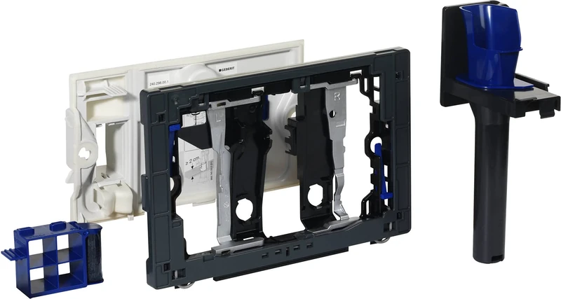 Geberit Slot for DuoFresh Sticks (for Sigma Flush-Mounted cisterns 12 cm, Front Actuation, Anthracite) 115062BZ1, Charcoal, 1 stück (1er Pack)