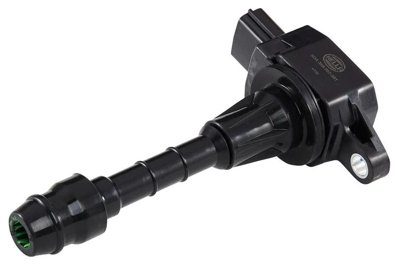 HELLA 5DA 358 057-381 Ignition Coil - 3-pin connector - Flush-Fitting Pencil Ignition Coils - Bolted