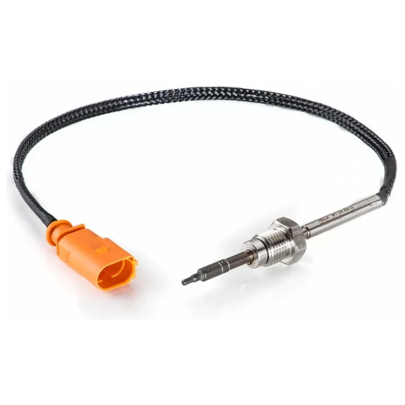 HELLA 6PT 014 494-321 Sensor, exhaust gas temperature - 2-pin connector - Bolted - Cable: 320mm
