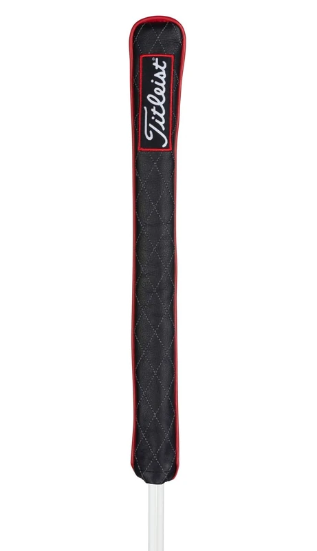 Titleist Jet Black Alignment Stick Headcover, Black/Red - Image 1