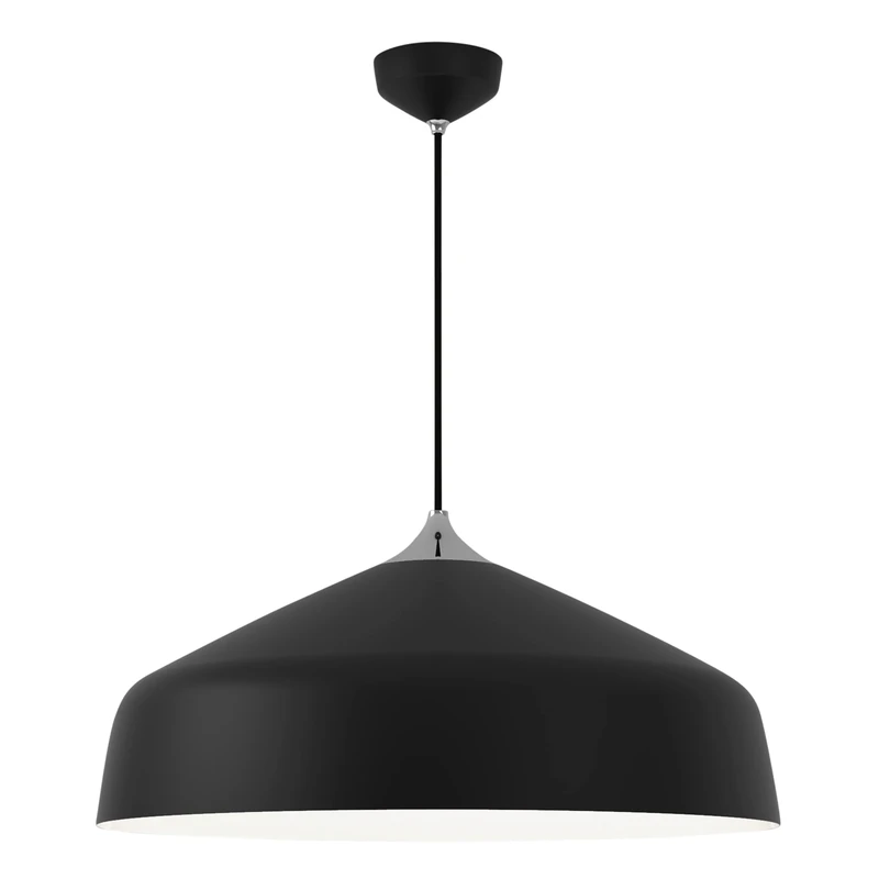 Astro Ginestra 500, Dimmable Indoor Pendant (Matt Black) E27/ES - Smart Bulb Compatible, Designed in Britain - 1361014 - 3 Years Guarantee