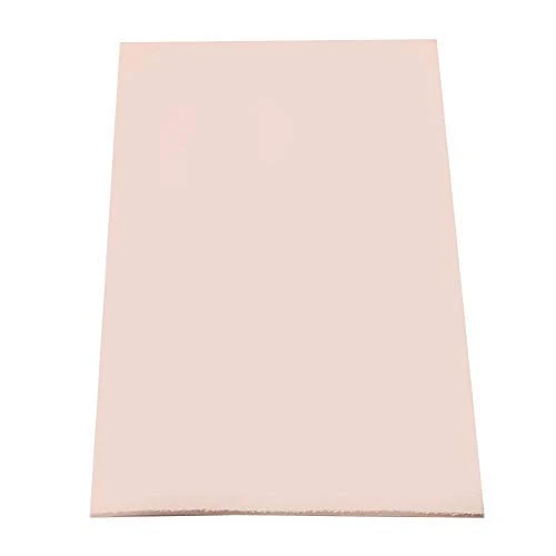 Vegetable Tanned Leather, Handmade Full Grain Cowhide for Tooling Dying Crafts Hobby Workshop Projects Thick 1.0mm 30x10cm Leather Hide Supplies