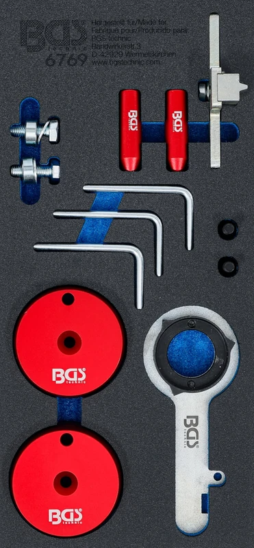 BGS 6769 | Tool Tray 1/3: Engine Timing Tool Set | for Ford 2.0TDCi EcoBlue