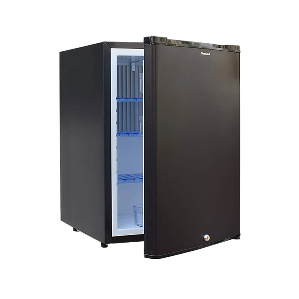 Smad 50L 12V Caravan Fridge 12V/240V, 2 Way Caping Fridge for Campervan RV Truck Camper Van，Reversible Door, 0-10℃, 0dB