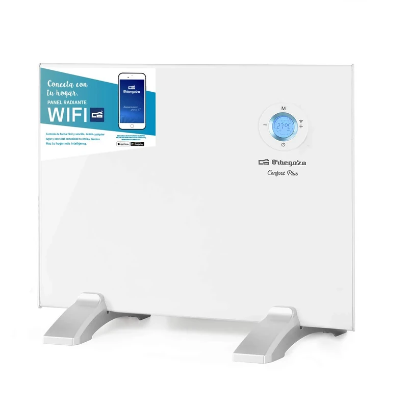 Orbegozo REW 500 Digital Heating Panel with Wi-Fi, 500 W, Digital LCD Display, Programmable, Wireless Connection via Orbegozo App