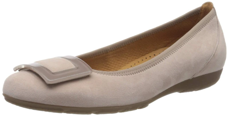 Gabor Women's Riband Ballet Flats, Multicolour (Antikrosa 14), 9.5 UK
