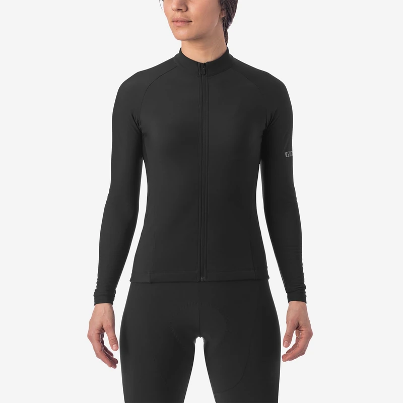 GIRO W Chrono LS Thermal Jersey Black M