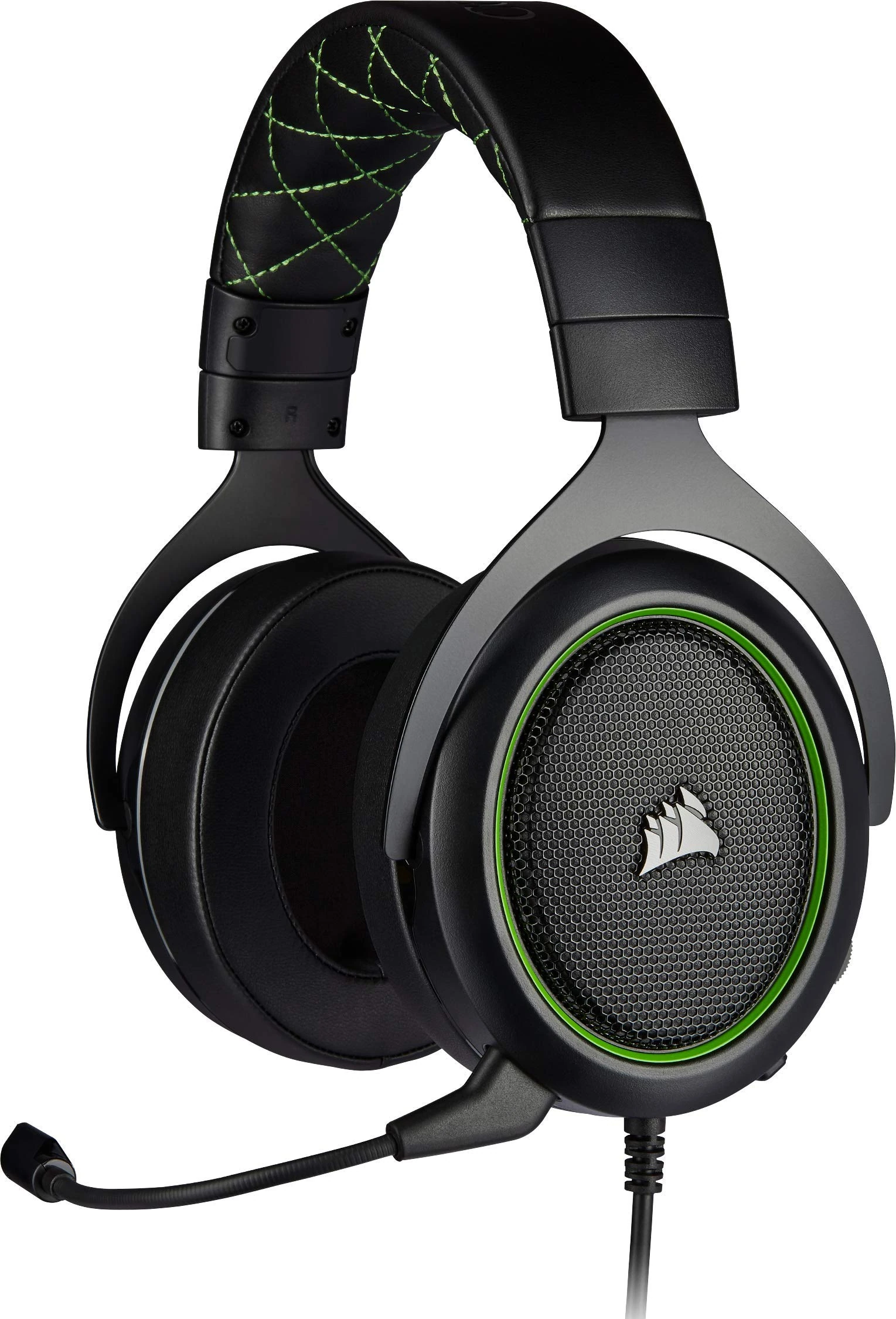 Corsair HS50 Pro Stereo Gaming Headset, Green