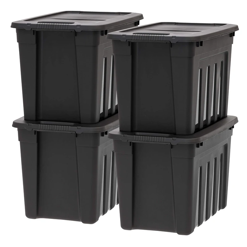 IRIS USA, Inc. UT-20 20 Gallon Utility Tote, Black