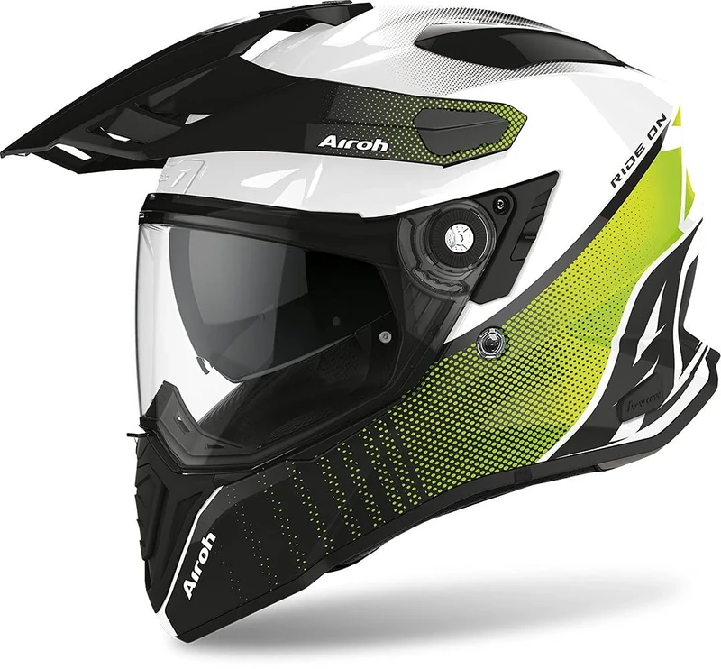 Airoh HELMET COMMANDER PROGRESS LIME GLOSS S