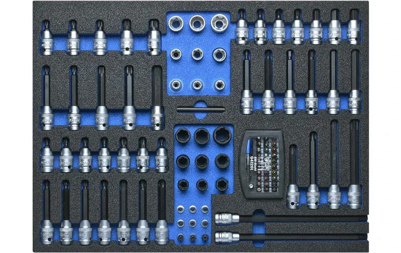 SW-Stahl Z3010-4 Workshop Trolley Assortment Screwdriver Inserts 102 Pieces