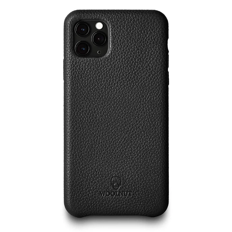 Woolnut Leather Case Cover for iPhone 11 Pro Max - Black