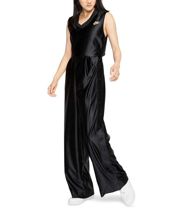 NIKE Ns Gl Dnk Jumpsuit - Black, Large