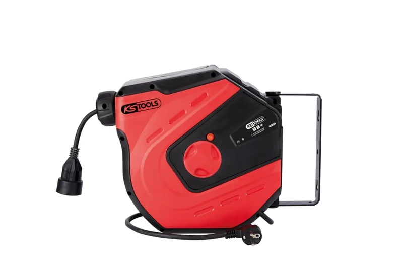 KS Tools - 150.4218 - Wall Mounted Electrical Cable Reel 3x2.5mm² - 15 m