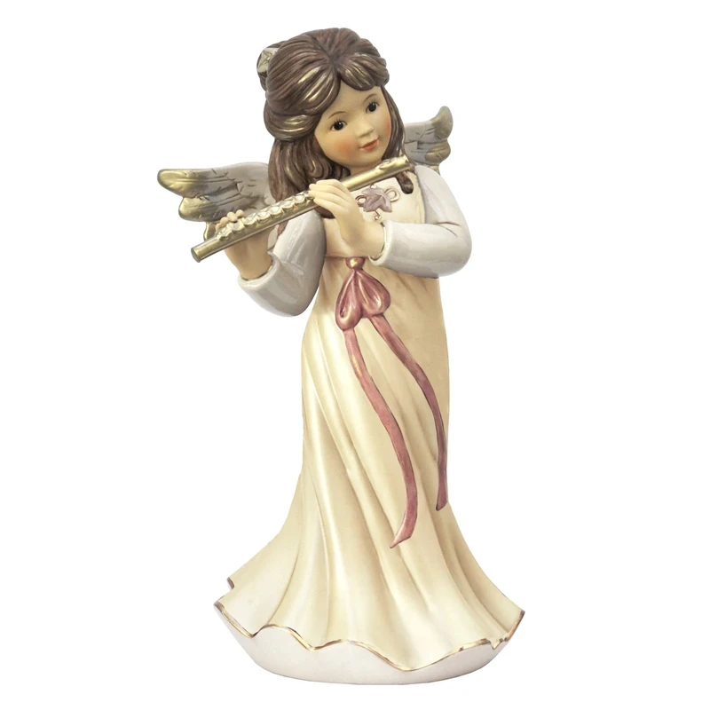 Goebel 41-512-07-1 Christmas Decoration Angel Figurine Made of Porcelain Dimensions: 32 cm x 17 cm x 15 cm