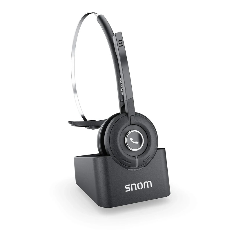 Snom A190 DECT Headset (multicell,HD sound,Noise reduction,Stand-alone & paired mode,Handover &oaming in multi cell setup),00004444