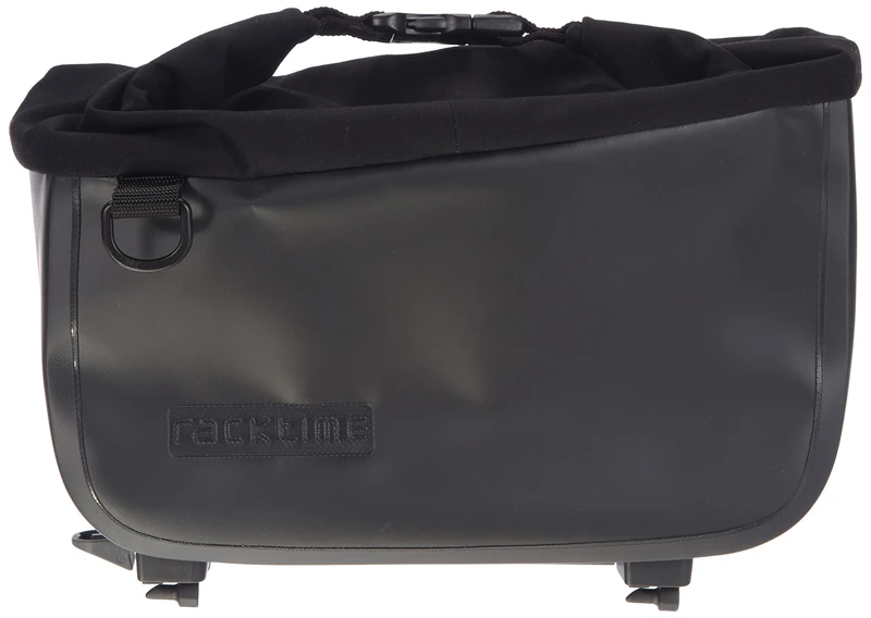 Racktime Unisex - Adult Yves Wd Pannier Rack Bag, Black, One Size