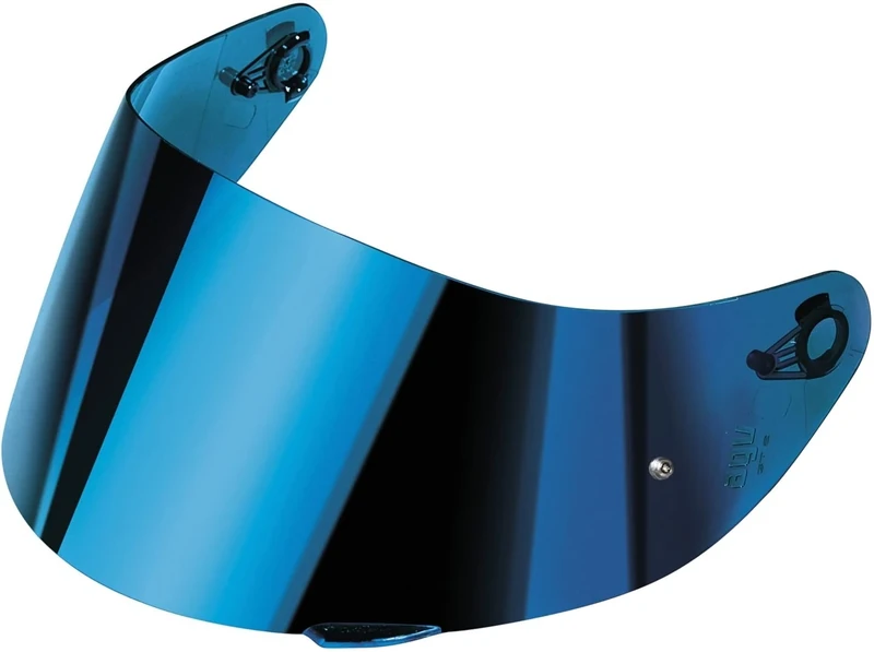 AGV - Visor Motorcycle Helmet, Compatible with Helmet K5 S/K3 SV/K1 S, Iridium Blue, XS-S-MS-M (K5 S/K3 SV/K1 S)