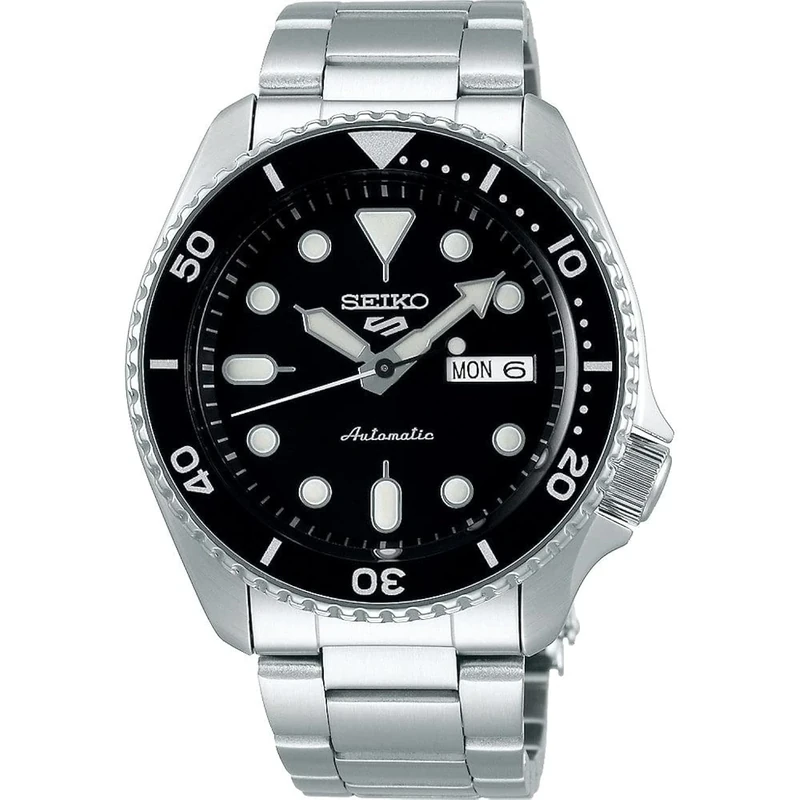 Seiko Unisex Analog-Digital Quartz Watch with Alloy Steel Strap, Silver, Modern