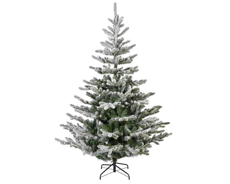 Kaemingk Everlands Christmas Tree, Polyvinyl Chloride, Green/White, dia148-H180cm