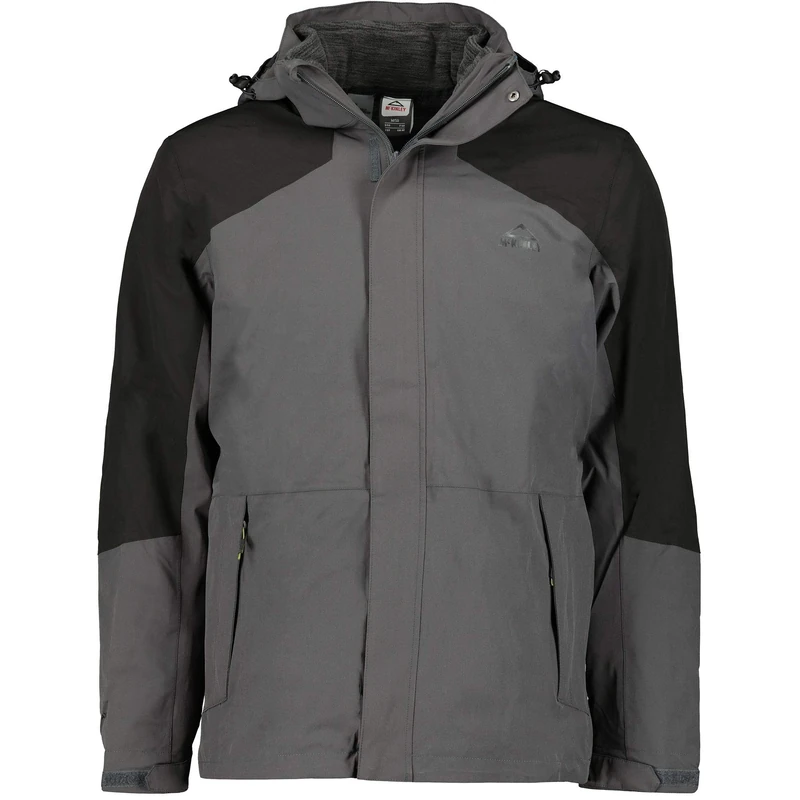 Mckinley Functional Jacket Torry II 3: 1 Jacket Men's Jacket - Anthracite/Black, Small