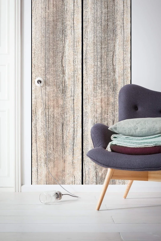 Komar Non-Woven Photo Wallpaper Vintage Rose Panel 100 x 250 cm (Width x Height)