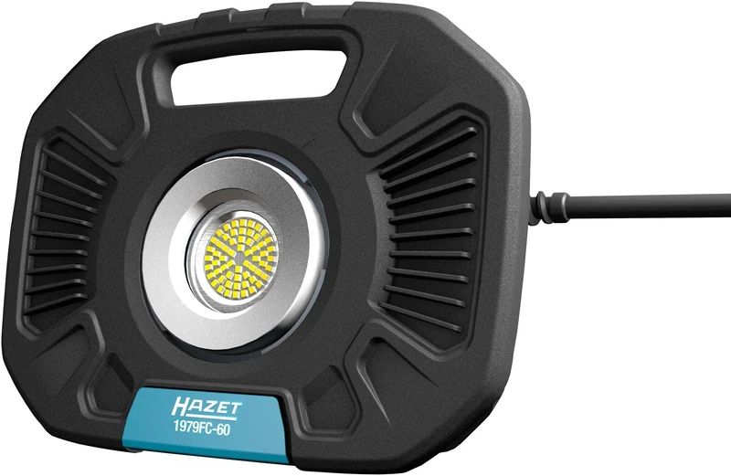 Hazet 1979FC-60 LED Work Light 60 Watt Dimmable 600-6000 Lumens Length 360 mm Black