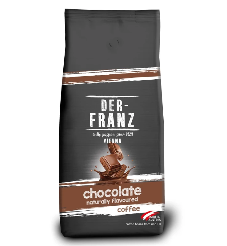 Der-Franz Coffee, flavoured with Chocolate, Arabica and Robusta coffee beans, 1000 g