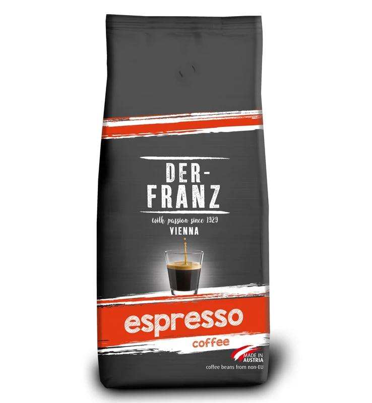 Der-Franz Espresso Coffee, whole bean, 1000 g