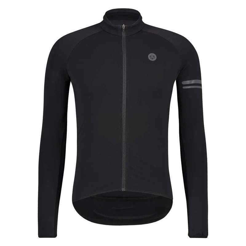 AGU Thermo Sport Jersey Man Black - Long Sleeves - Image 1