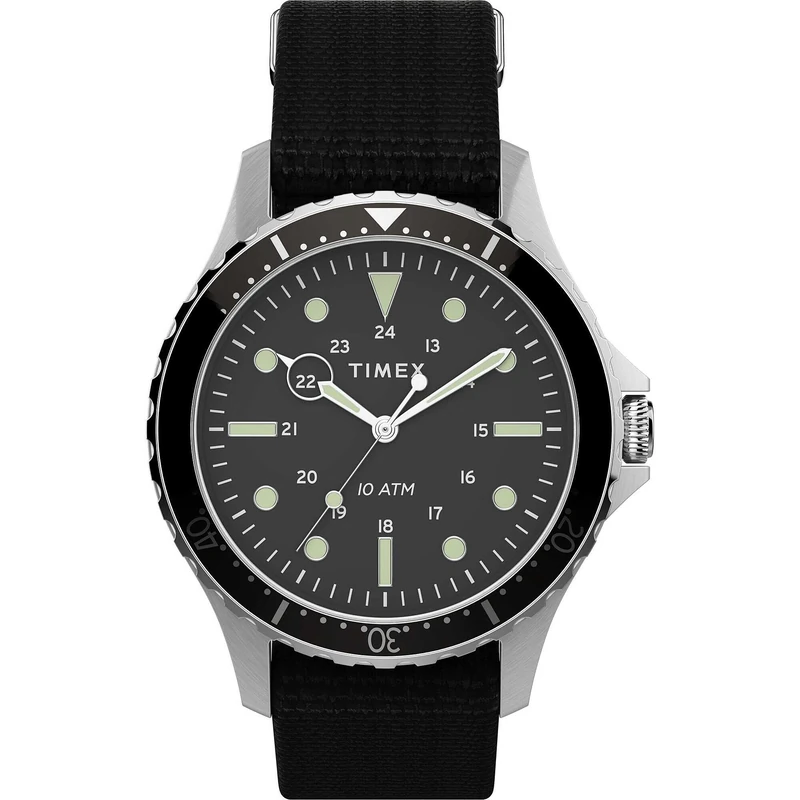 Timex Men's Analogue Watch with a Fabric Strap Navi XL