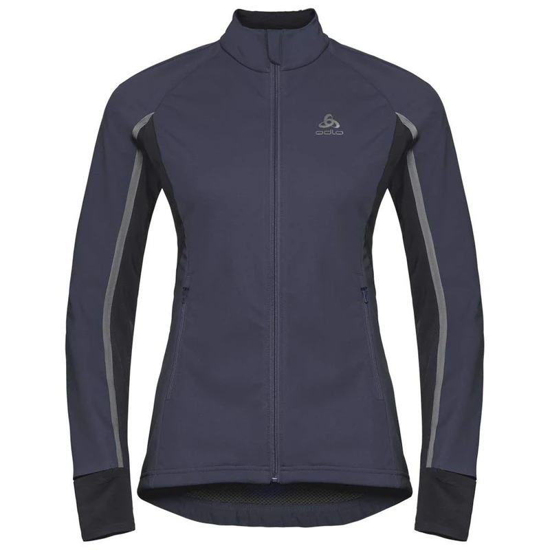 Odlo Aeolus Pro Women's Jacket, womens, 612411, odyssey grey - black, XS