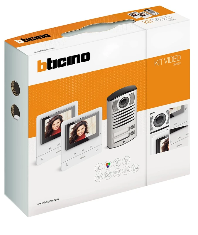 Bticino Video Kit Class 100 V16B Bifamigliare, Line 2000