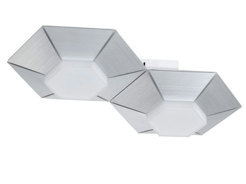 WOFI 9 W Brushed Aluminium Wall Light