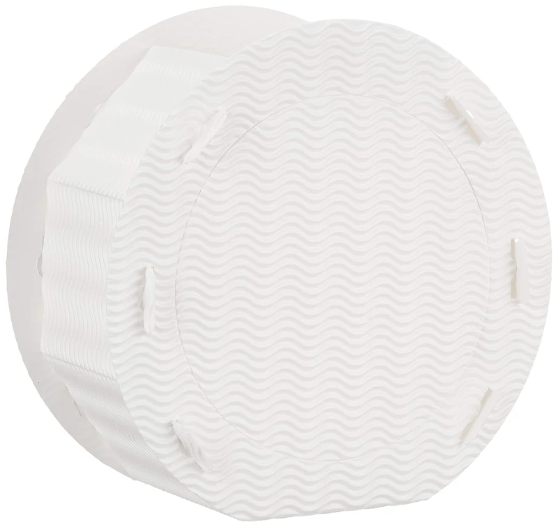 HEYDA 1026369904 Lantern Cut Round 22 x 12 cm White MDF Pack of 10 - Image 1