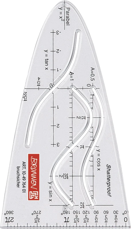 Brunnen 1026366965 Parabels Transparent Shatterproof MDF Pack of 10