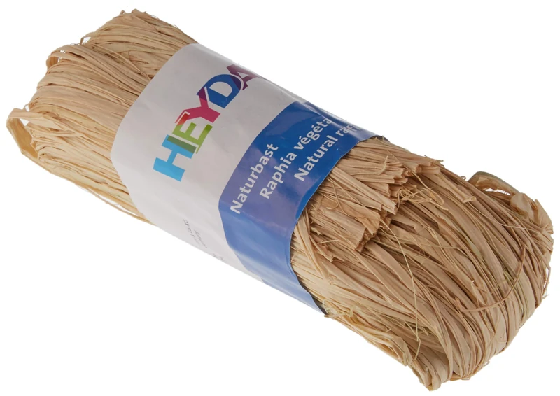 HEYDA 1026370062 10X Natural Raffia 50 g Natural MDF - Image 1