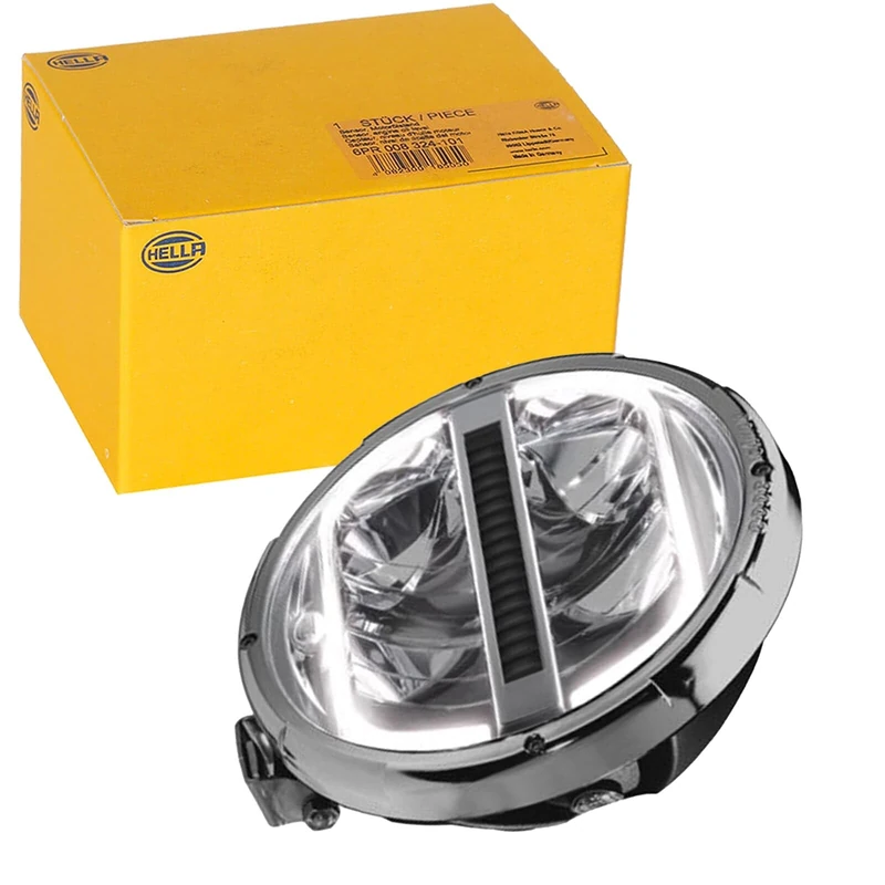 HELLA 1F8 016 797-001 LED-Spotlight - Rallye 3003 LED - 24/12V - round - Reference number: 25 - Bolted - Clear diffusing lens - Lens Colour: Crystal clear - Cable: 800mm - left/right