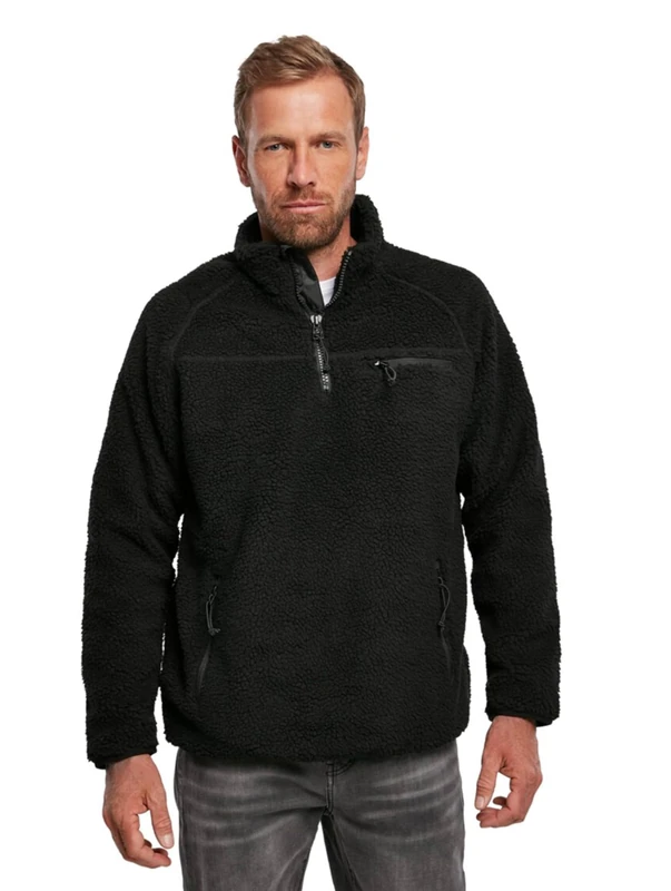 Brandit Teddyfleece Troyer, Color: black, Size: 5XL - Image 1