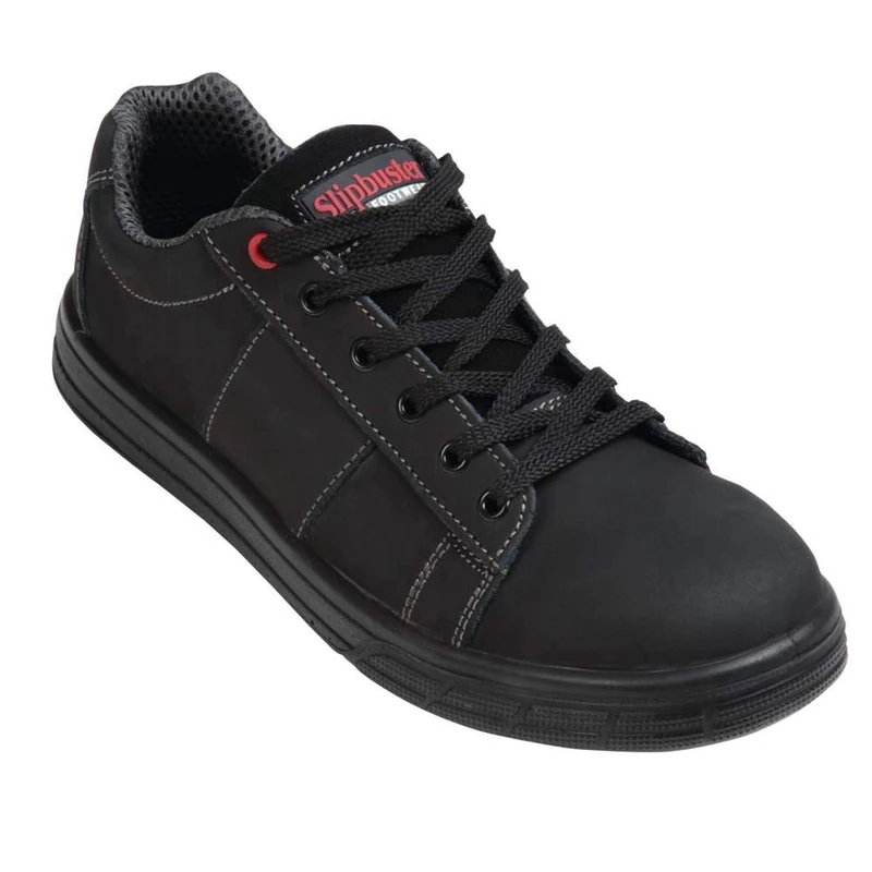 Slipbuster Footwear BB420-46 Safety Trainer Shoe, S1, SRC, Size 46, Black