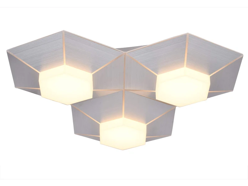 Wofi Bente Ceiling Light 3 Bulbs