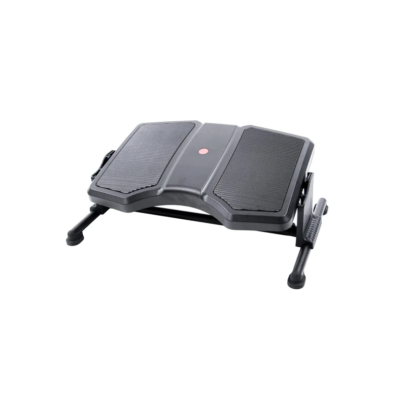 hjh OFFICE PODI II 830012 Footrest Office Ergonomic Footrest Height Adjustable and Tiltable Non-Slip Black